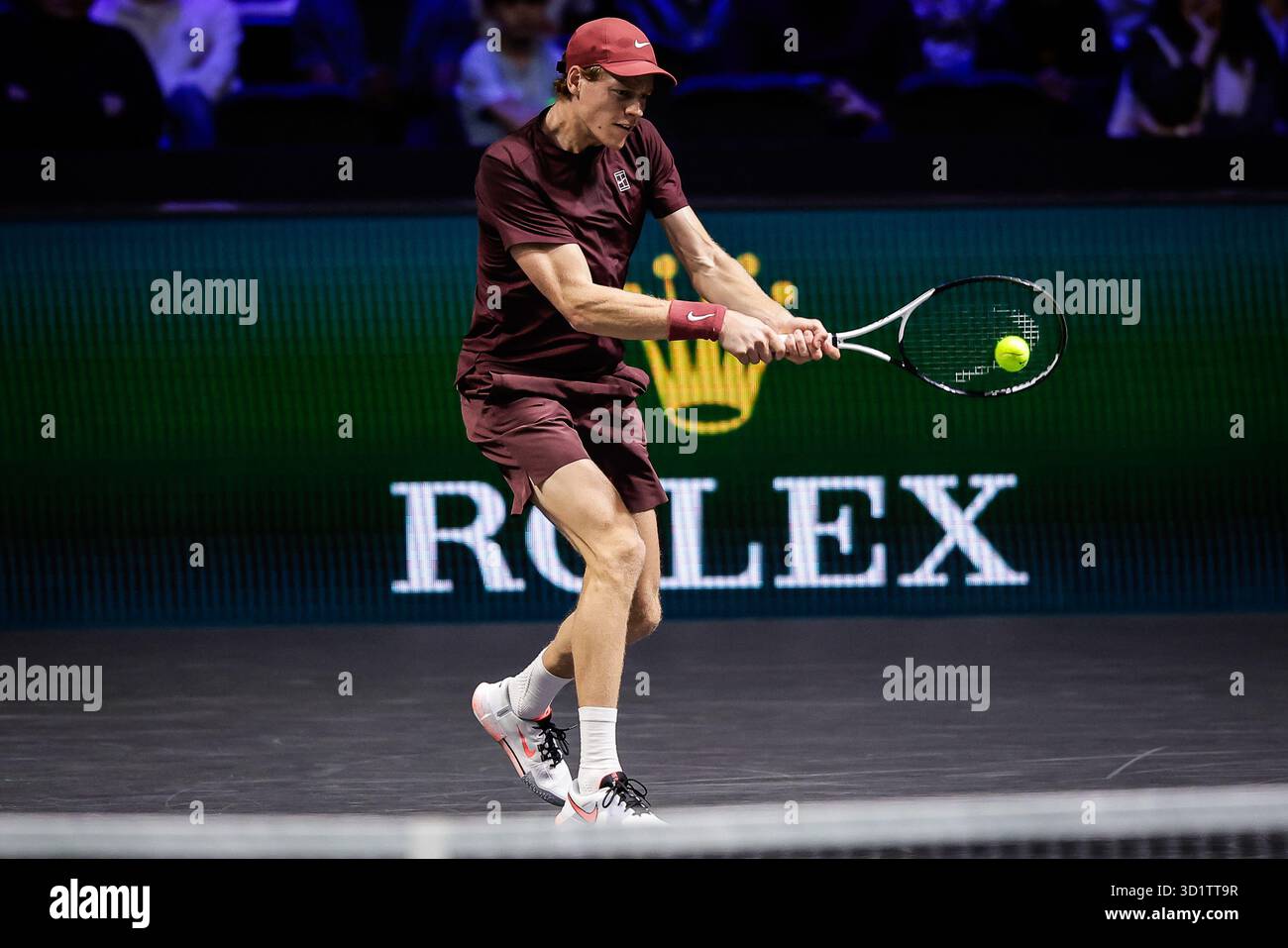 Nanterre, France. 29 octobre 2025. Jannik SINNER d'Italie lors de la troisième journée du tournoi de tennis Rolex Paris Masters 2025, ATP Masters 1000 le 29 octobre 2025 à la Defense Arena de Nanterre près de Paris, France - photo Matthieu Mirville/DPPI crédit : DPPI Media/Alamy Live News Banque D'Images