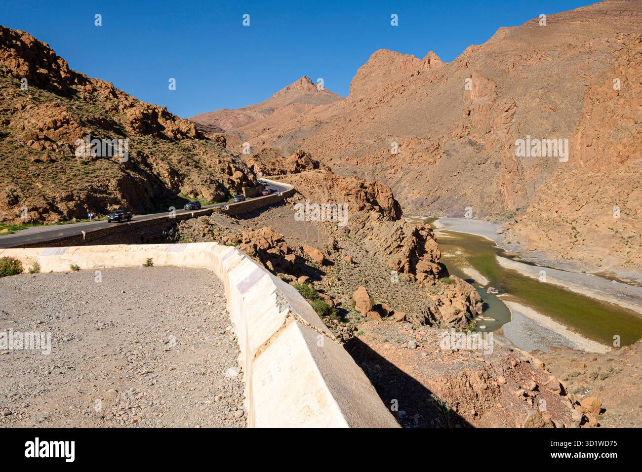 Gorges de Ziz, vallée de la rivière de Ziz, Maroc, Afrique Banque D'Images