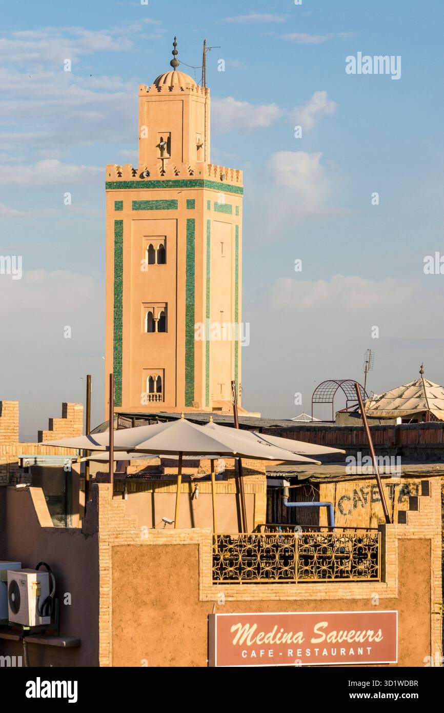 Mosquée Ben Youssef et Madrasa Banque D'Images