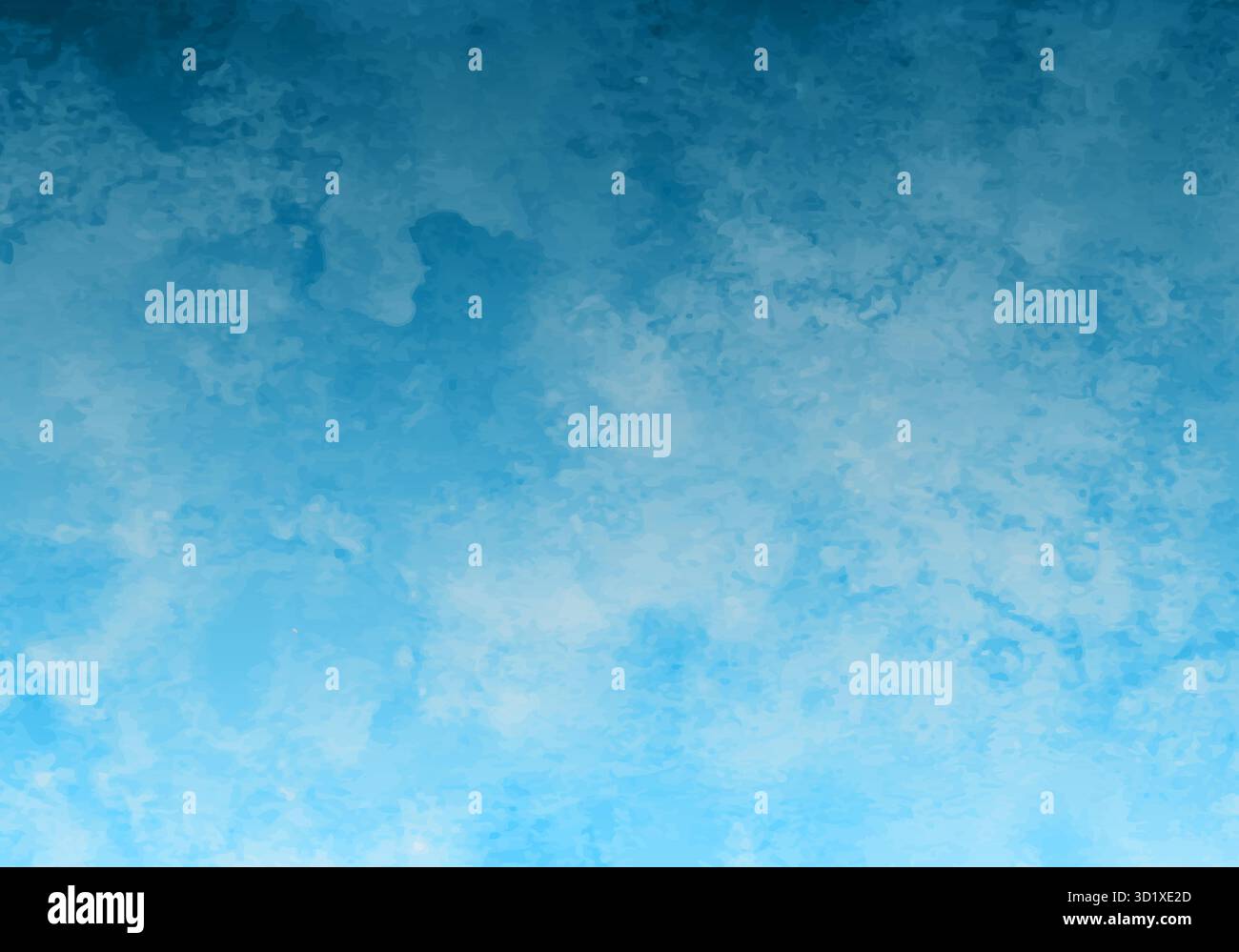 Fond de vecteur aquarelle bleu. Toile de fond de teinture carrée de peinture abstraite à la main Illustration de Vecteur