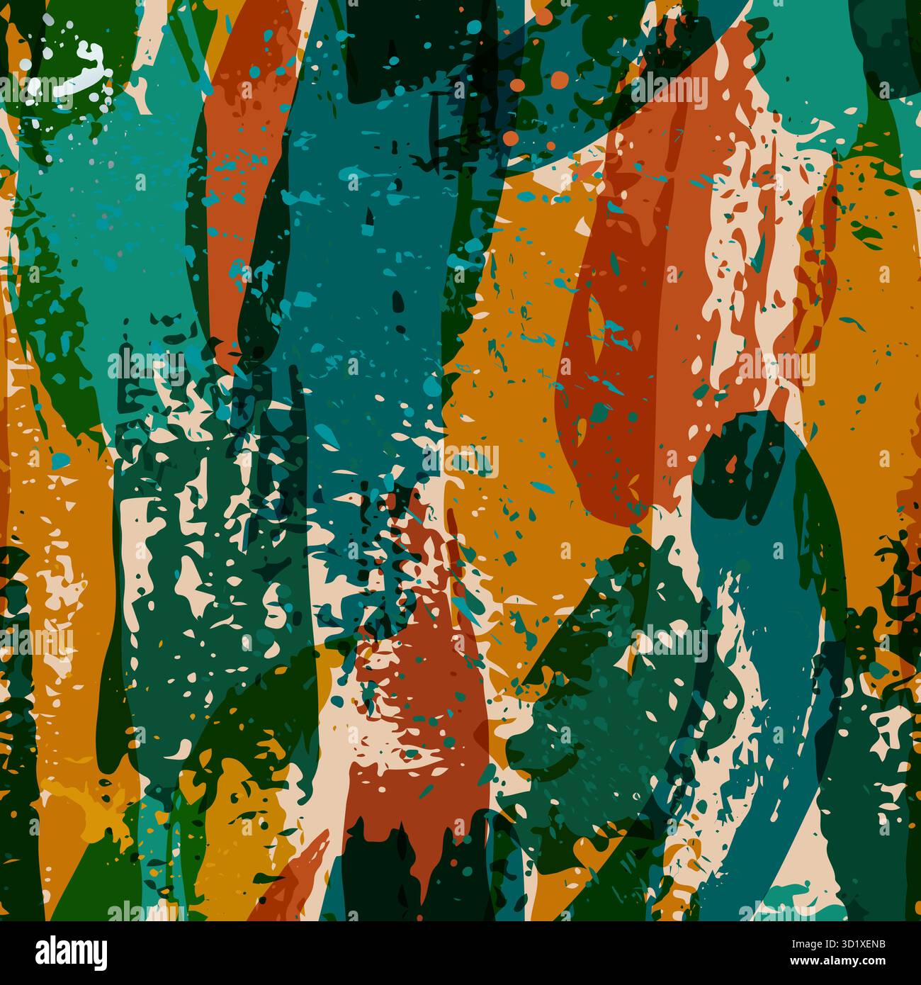 Fond d'art abstrait taches de cercle d'aquarelle, coup de pinceau d'aquarelle. Illustration d'aquarelle texturée colorée bleue, rose, verte, beige Illustration de Vecteur