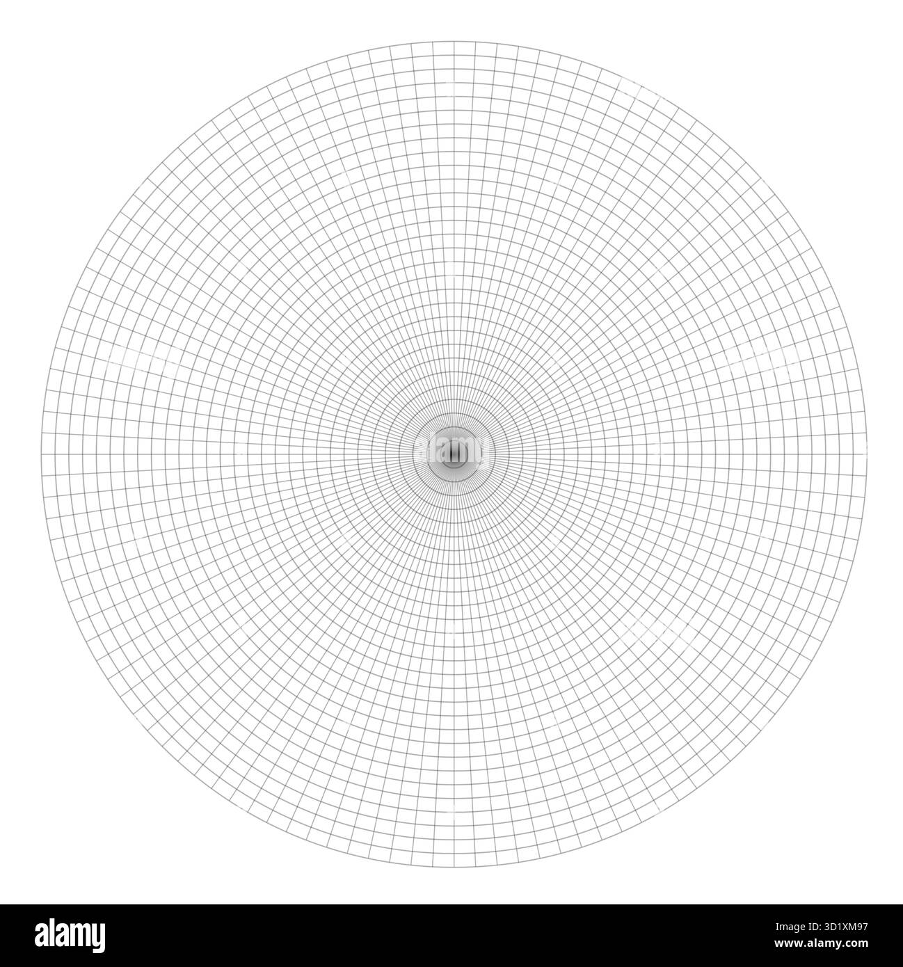 Conception abstraite de lignes de grille de radar circulaire pour la technologie, la cartographie ou la visualisation scientifique, parfait pour les arrière-plans, les présentations, et l'illustration vectorielle des projets d'analyse de données Illustration de Vecteur
