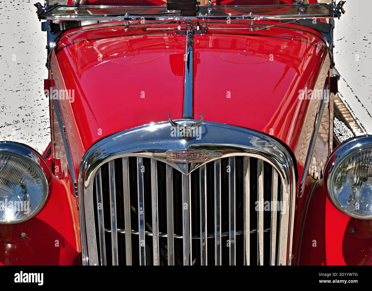 Rouge classique MG TF Banque D'Images