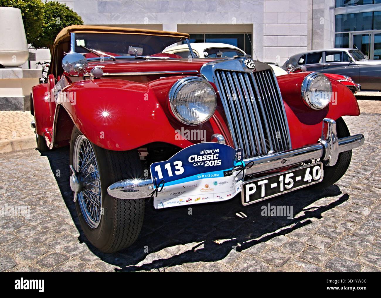 Rouge classique MG TF Banque D'Images