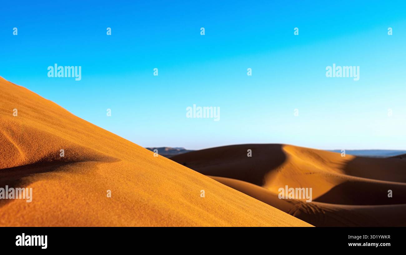 Paysage désertique au Maroc Banque D'Images