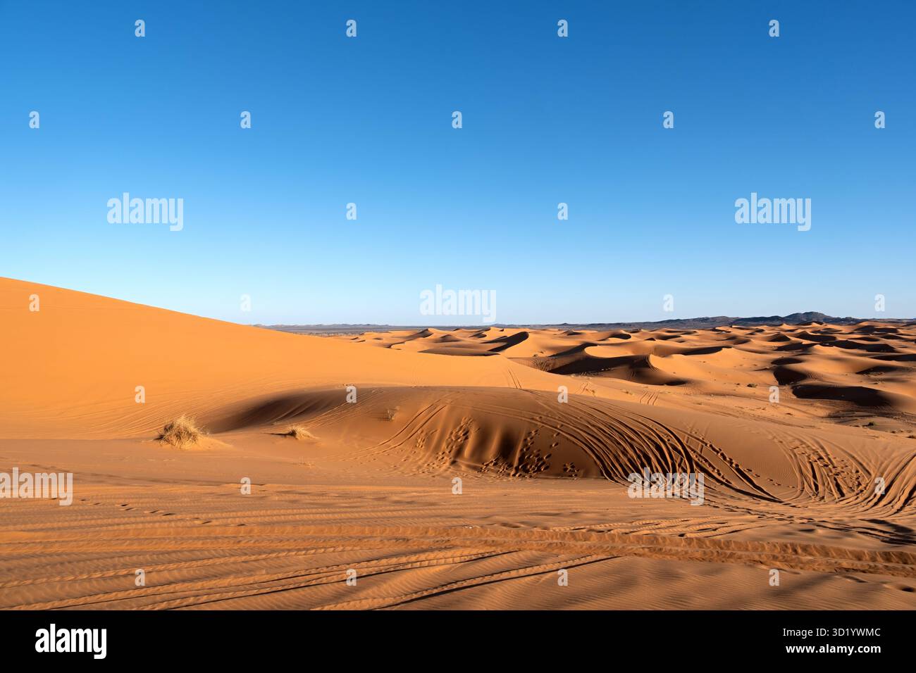Paysage désertique au Maroc Banque D'Images