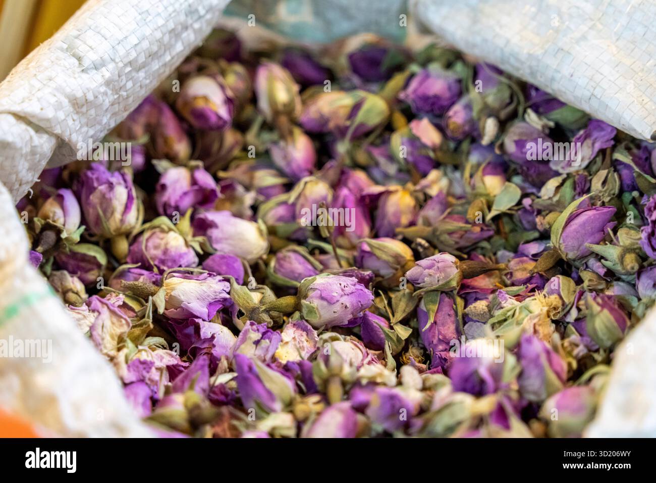 Boutons de rose pour aromatisation Banque D'Images