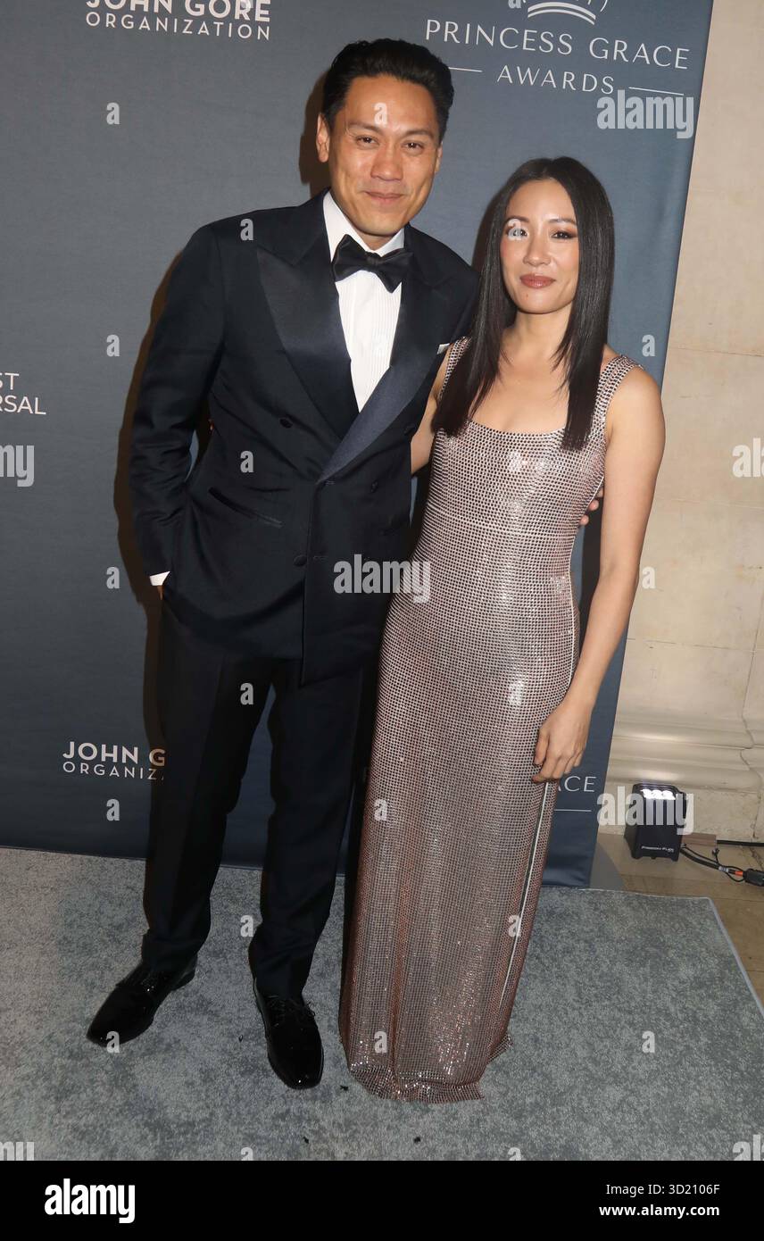 29 octobre 2025, New York, New York, États-Unis : honoré, le cinéaste JON M. CHU et l'actrice CONSTANCE WU vus au Gala des Princess Grace Awards 2025 qui s'est tenu au Plaza Hotel. (Crédit image : © Nancy Kaszerman/ZUMA Press Wire) USAGE ÉDITORIAL SEULEMENT ! Non destiné à UN USAGE commercial ! Banque D'Images