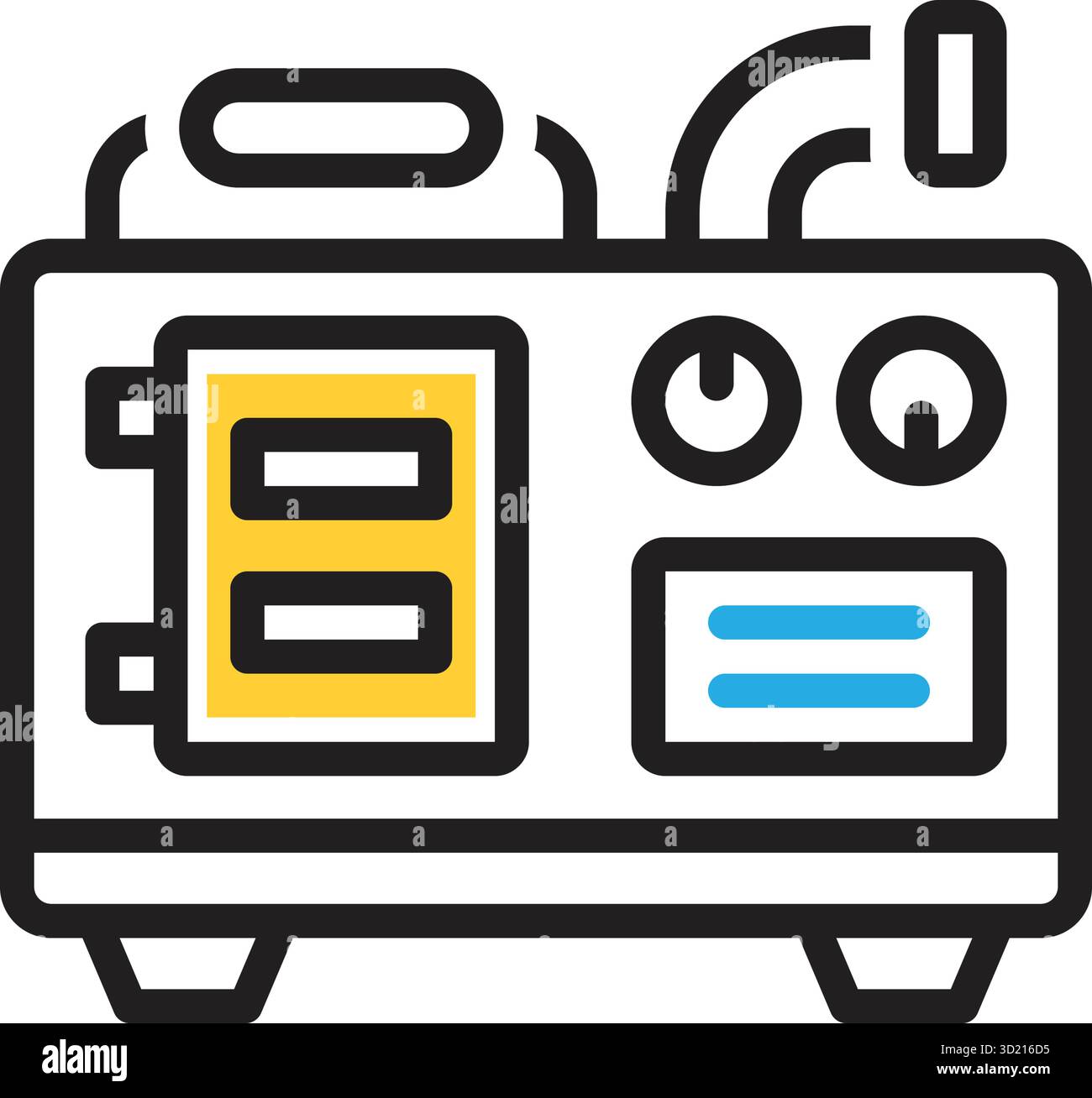 Icône pour les générateurs, électrique Illustration de Vecteur
