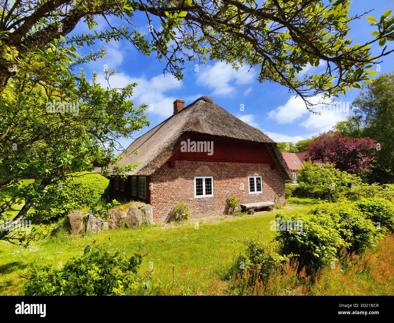 Haus Olesen im Friesenmuseum Wyk auf Foehr, Dr-Carl-Haeberlin-Friesenmuseum, Nordfriesland, Schleswig-Holstein, Allemagne, Europe Banque D'Images