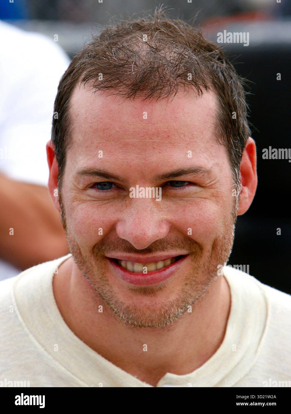 Jacques Villeneuve, star de la roue ouverte, tentera de faire sa première NASCAR Nextel Cup Series au volant de la Toyota unicef à Ta Banque D'Images