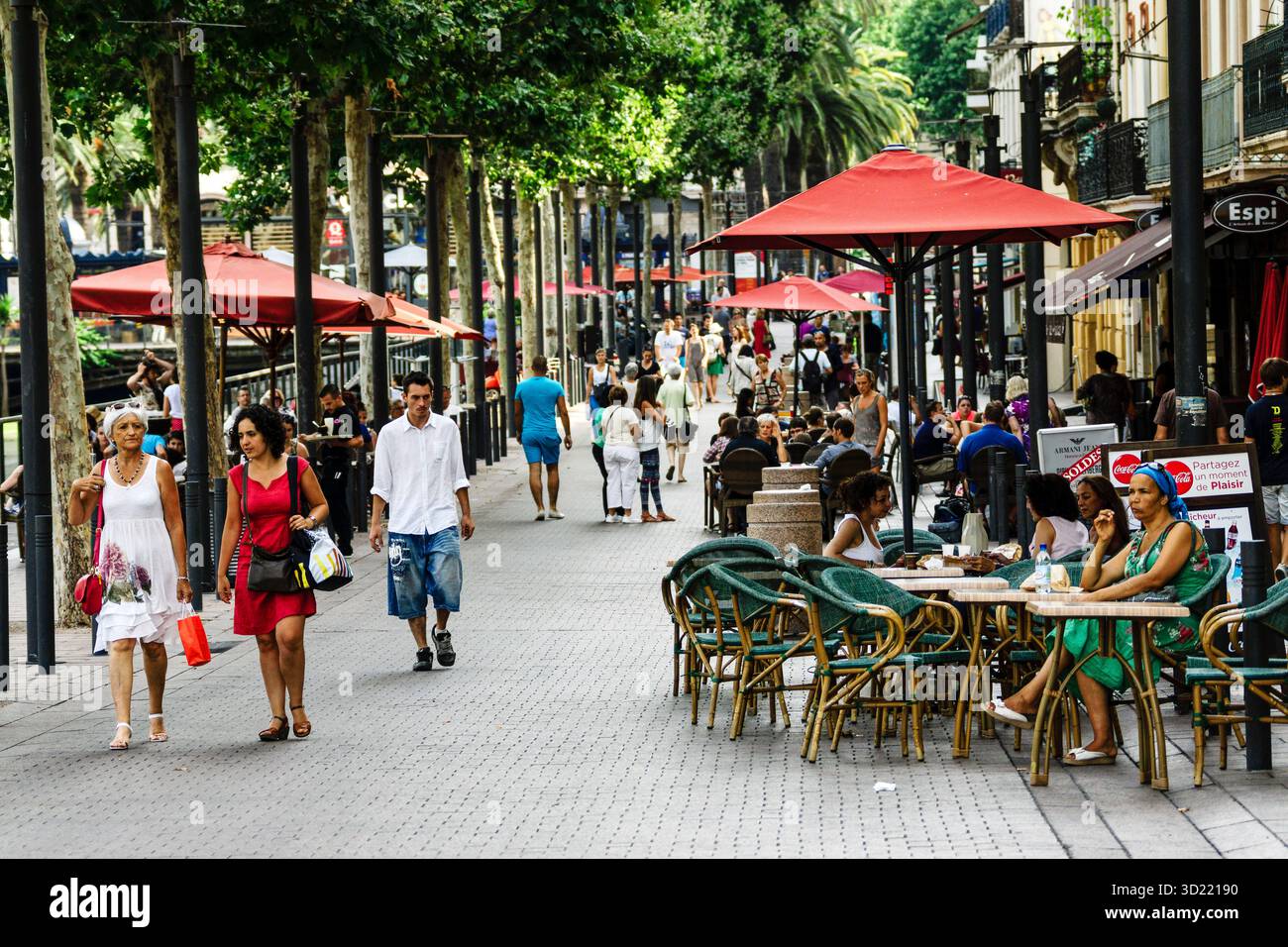 Quai Sébastien Vauban,Perpignan,Pyrénées-Orientales,France,Europe Banque D'Images