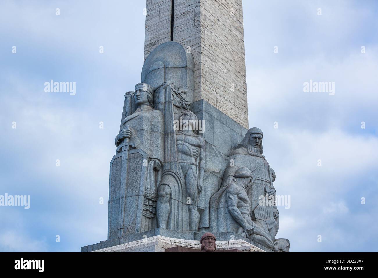 Monument de la liberté à Riga, Lettonie Banque D'Images