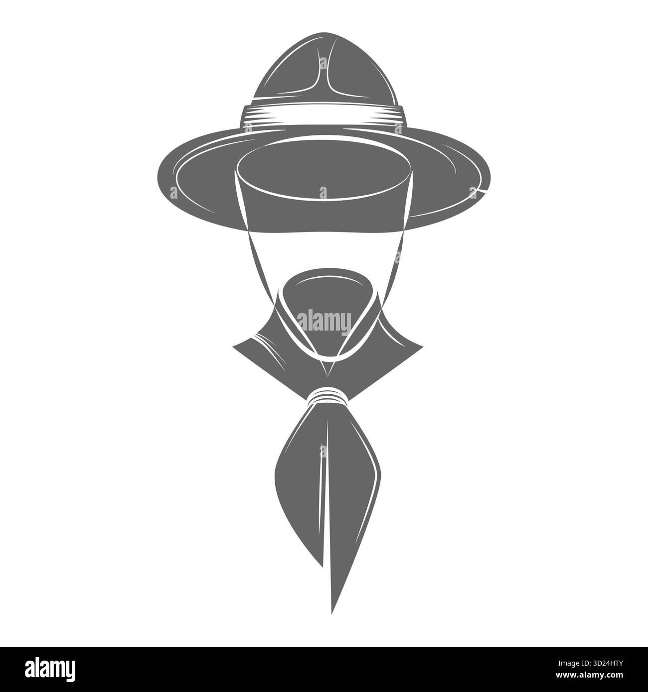 Jeu d'icônes de loisirs en extérieur. 24 éléments.. Point 2 Banque D'Images