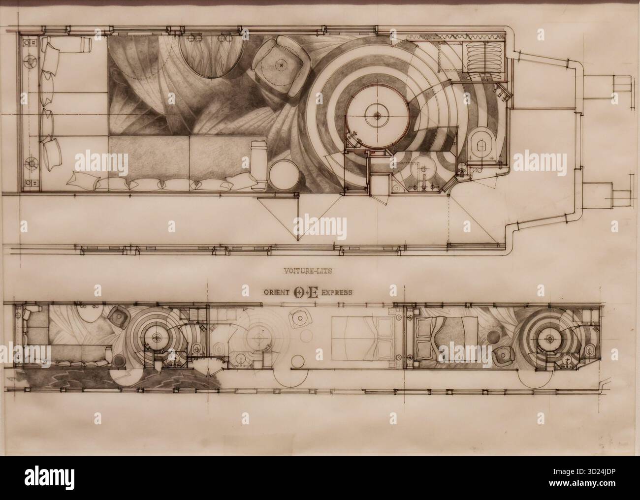 LA RENAISSANCE DE L'ORIENT EXPRESS PARIS Banque D'Images