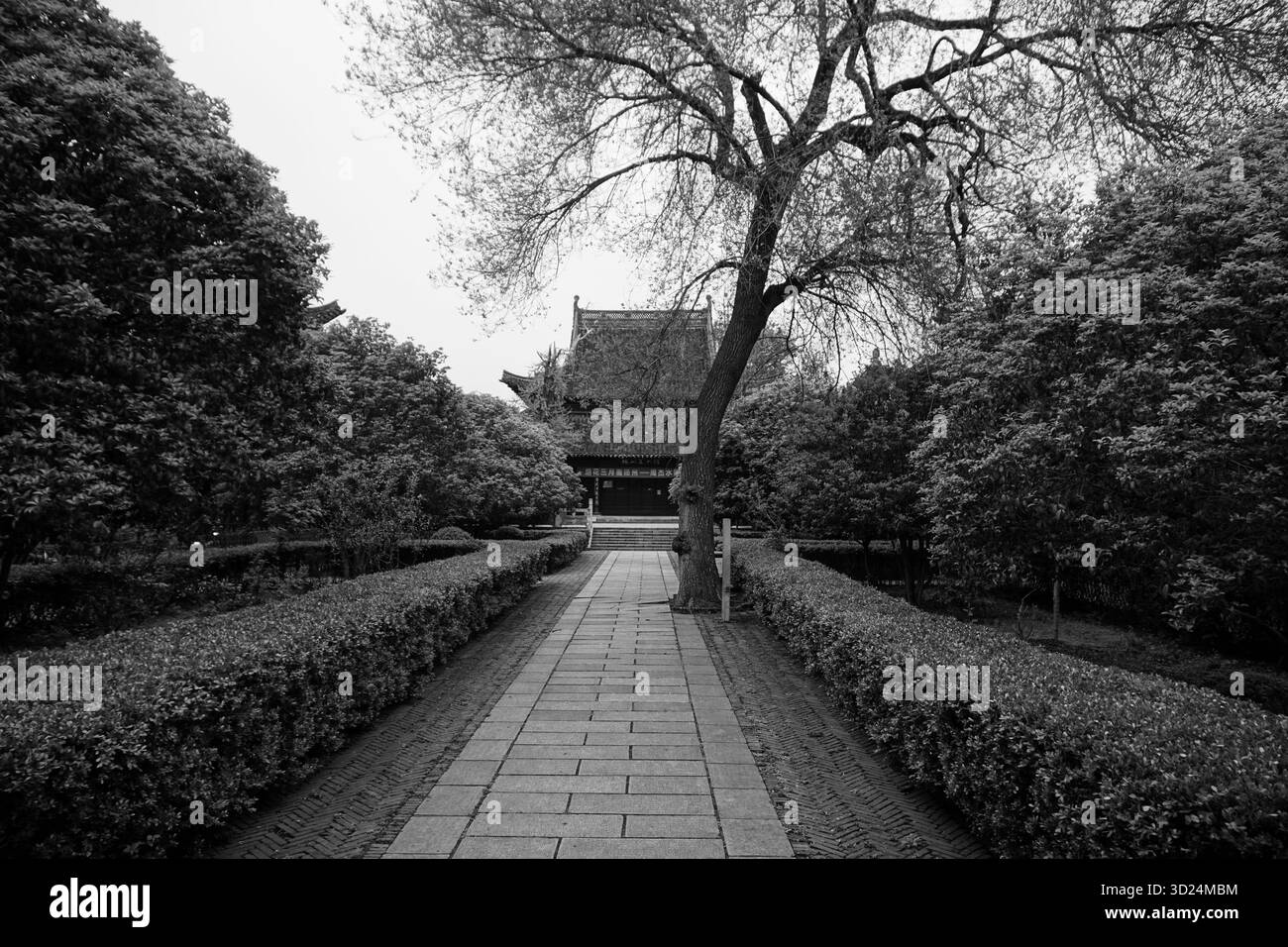 Yangzhou (Jiangsu), Chine : Temple Qionghua à Dongguan Hist. Culture zone touristique Banque D'Images