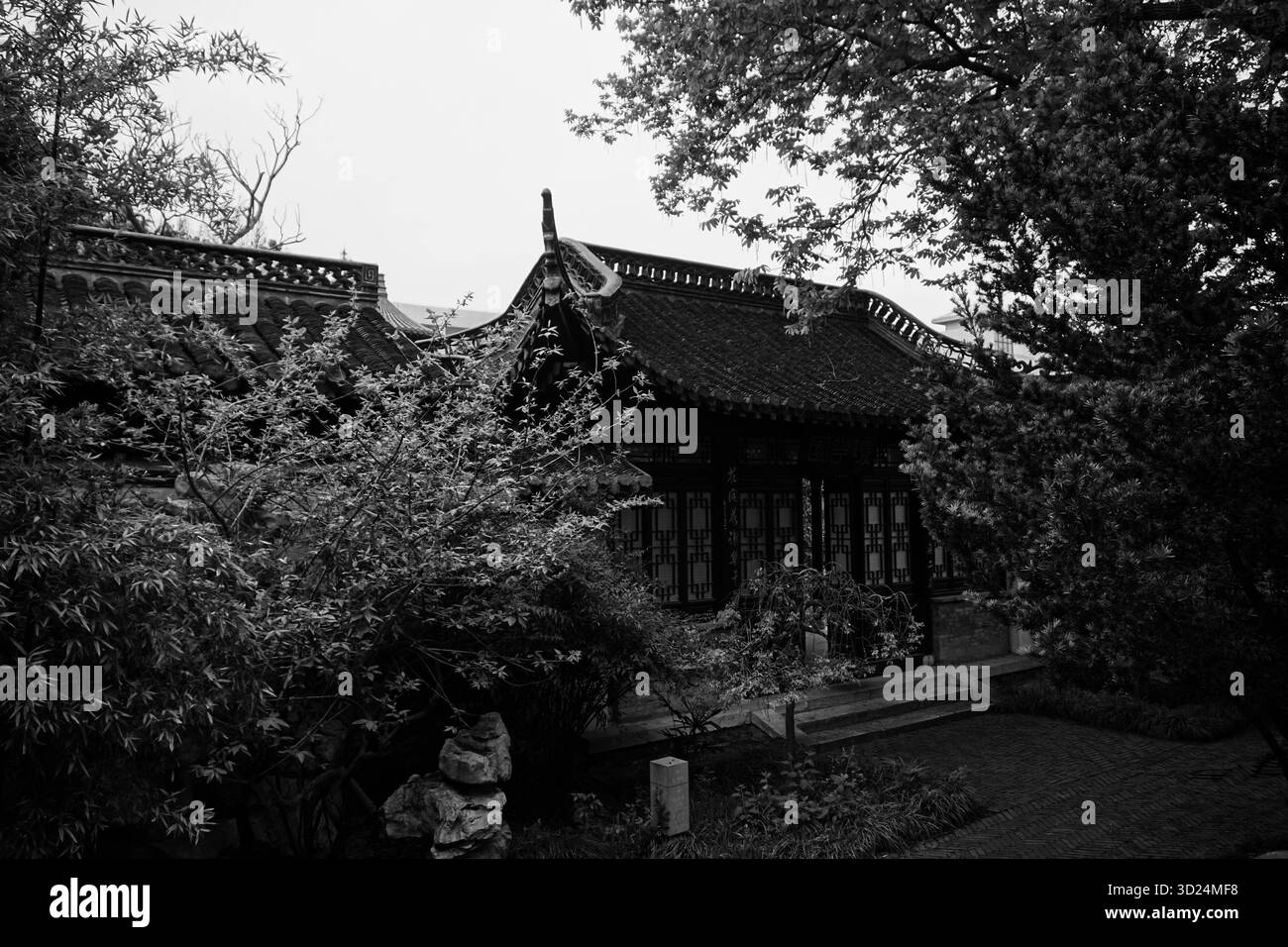 Yangzhou (Jiangsu), Chine : Temple Qionghua à Dongguan Hist. Culture zone touristique Banque D'Images