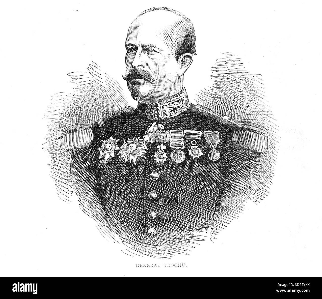 Général Louis-Jules Trochu, président du gouvernement de la Défense nationale Banque D'Images