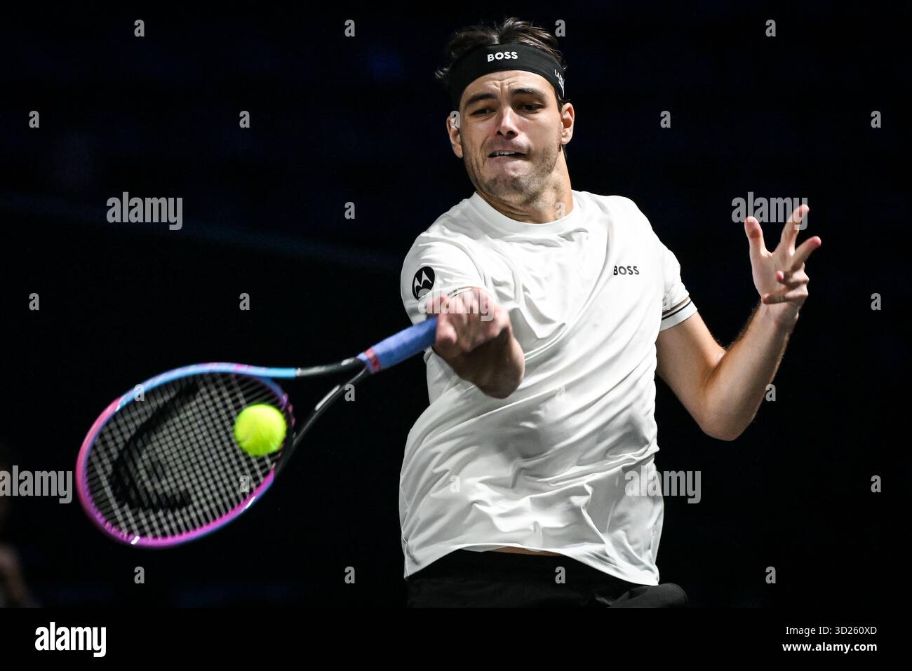 Nanterre, France. 30 octobre 2025. Taylor FRITZ des Etats-Unis lors de la quatrième journée du tournoi de tennis Rolex Paris Masters 2025, ATP Masters 1000 le 30 octobre 2025 à la Defense Arena de Nanterre près de Paris, France - photo Matthieu Mirville/DPPI crédit : DPPI Media/Alamy Live News Banque D'Images
