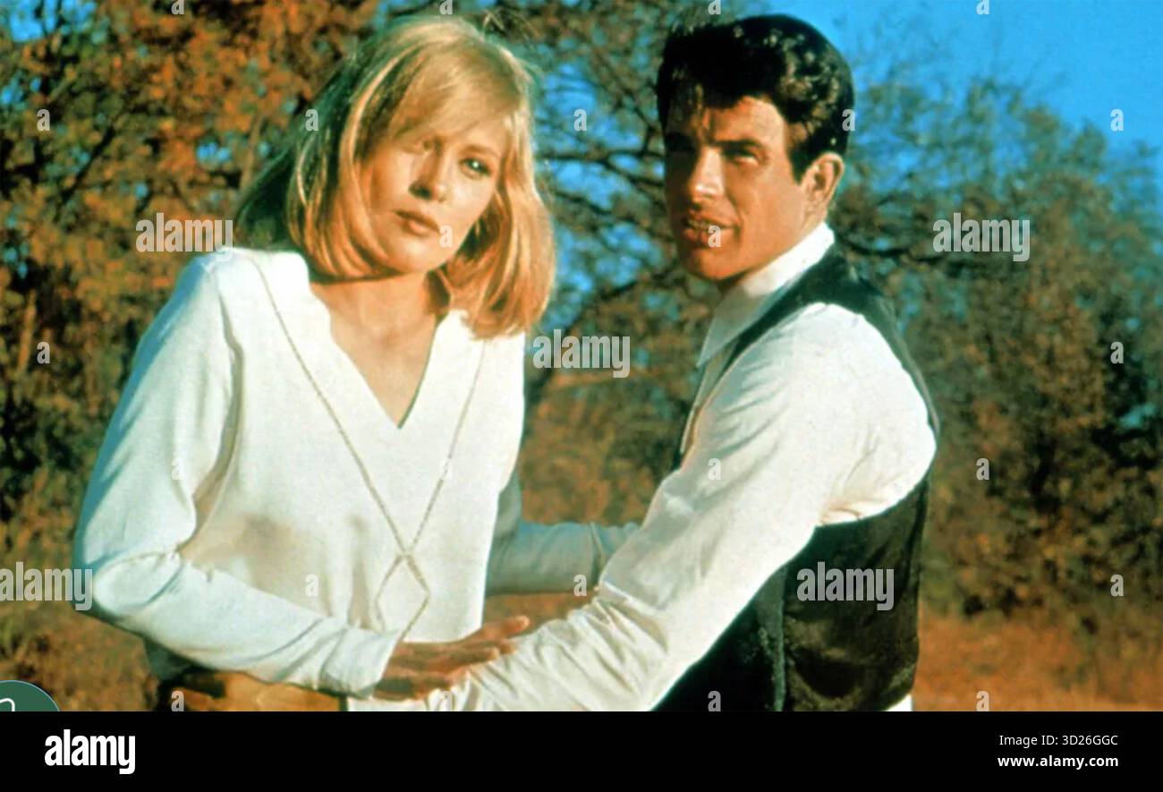 BONNIE ET CLYDE 1967 Warner Bros-Seven Arts film avec Faye Dunaway et Warren Beatty Banque D'Images