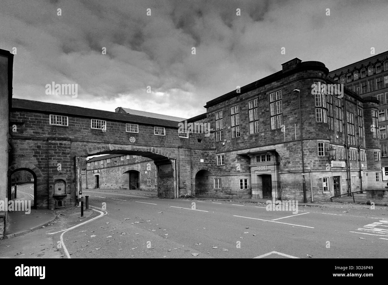 Strutts North Mill, Belper Town, Amber Valley, Derbyshire Dales, Angleterre, ROYAUME-UNI Banque D'Images