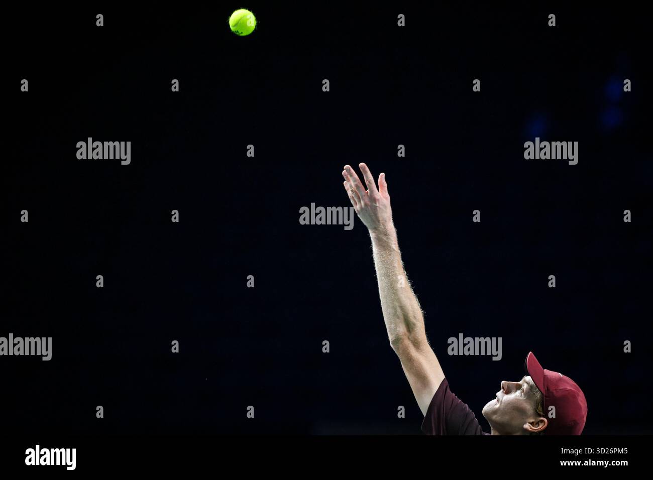 Nanterre, France. 30 octobre 2025. Jannik SINNER d'Italie lors de la quatrième journée du tournoi de tennis Rolex Paris Masters 2025, ATP Masters 1000 le 30 octobre 2025 à la Defense Arena de Nanterre près de Paris, France - photo Matthieu Mirville/DPPI crédit : DPPI Media/Alamy Live News Banque D'Images