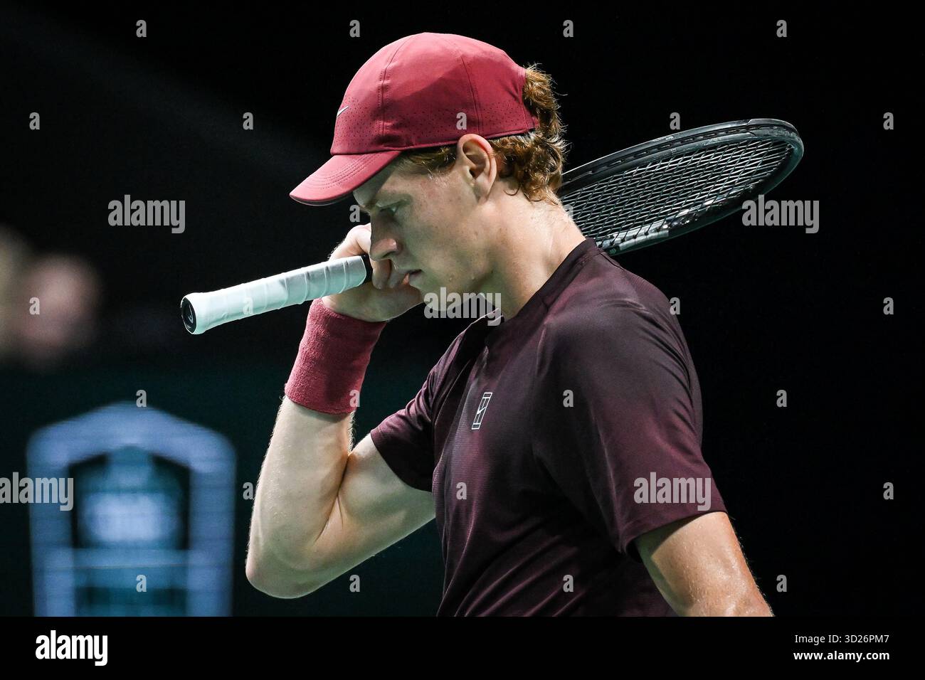 Nanterre, France. 30 octobre 2025. Jannik SINNER d'Italie lors de la quatrième journée du tournoi de tennis Rolex Paris Masters 2025, ATP Masters 1000 le 30 octobre 2025 à la Defense Arena de Nanterre près de Paris, France - photo Matthieu Mirville/DPPI crédit : DPPI Media/Alamy Live News Banque D'Images