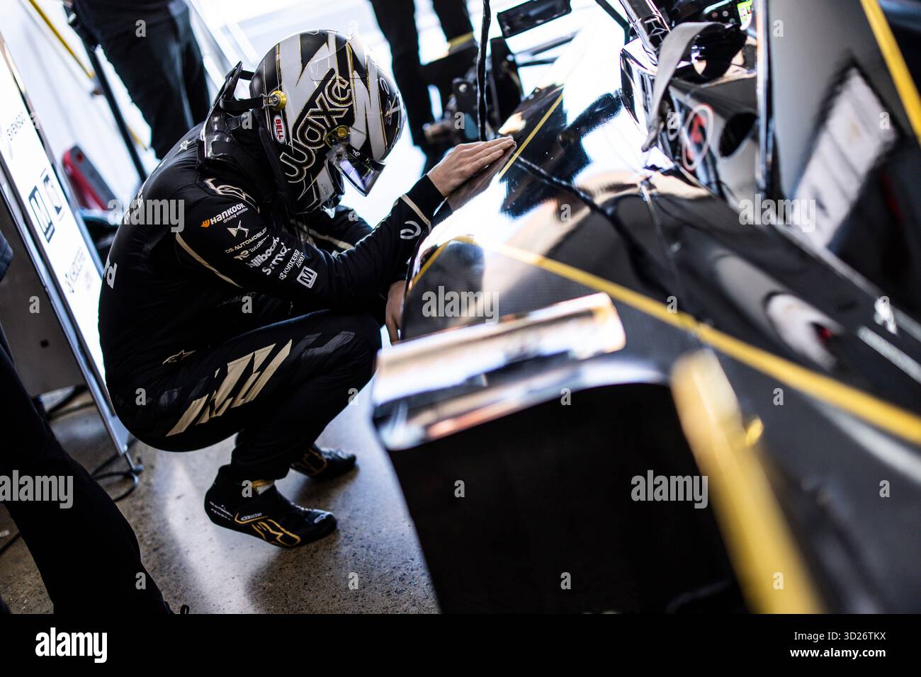 GUNTHER Maximilian (ger), DS Penske, DS E-TENSE FE25, portrait lors des essais de pré-saison de Valence 2025 du Championnat du monde ABB FIA Formula E 2025-26, sur le circuit Ricardo Tormo du 27 au 31 octobre 2025 à Cheste, Espagne - photo Julien Delfosse / DPPI Banque D'Images