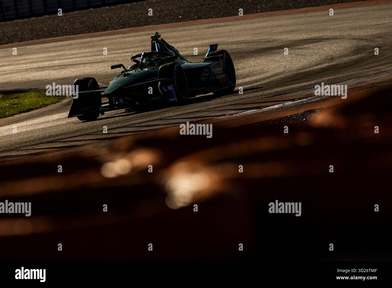 14 ERIKSSON Joel (swe), Envision Racing, Jaguar I-type 7, action lors des essais de pré-saison de Valence 2025 du Championnat du monde ABB FIA Formula E 2025-26, sur le circuit Ricardo Tormo du 27 au 31 octobre 2025 à Cheste, Espagne - photo Julien Delfosse / DPPI Banque D'Images
