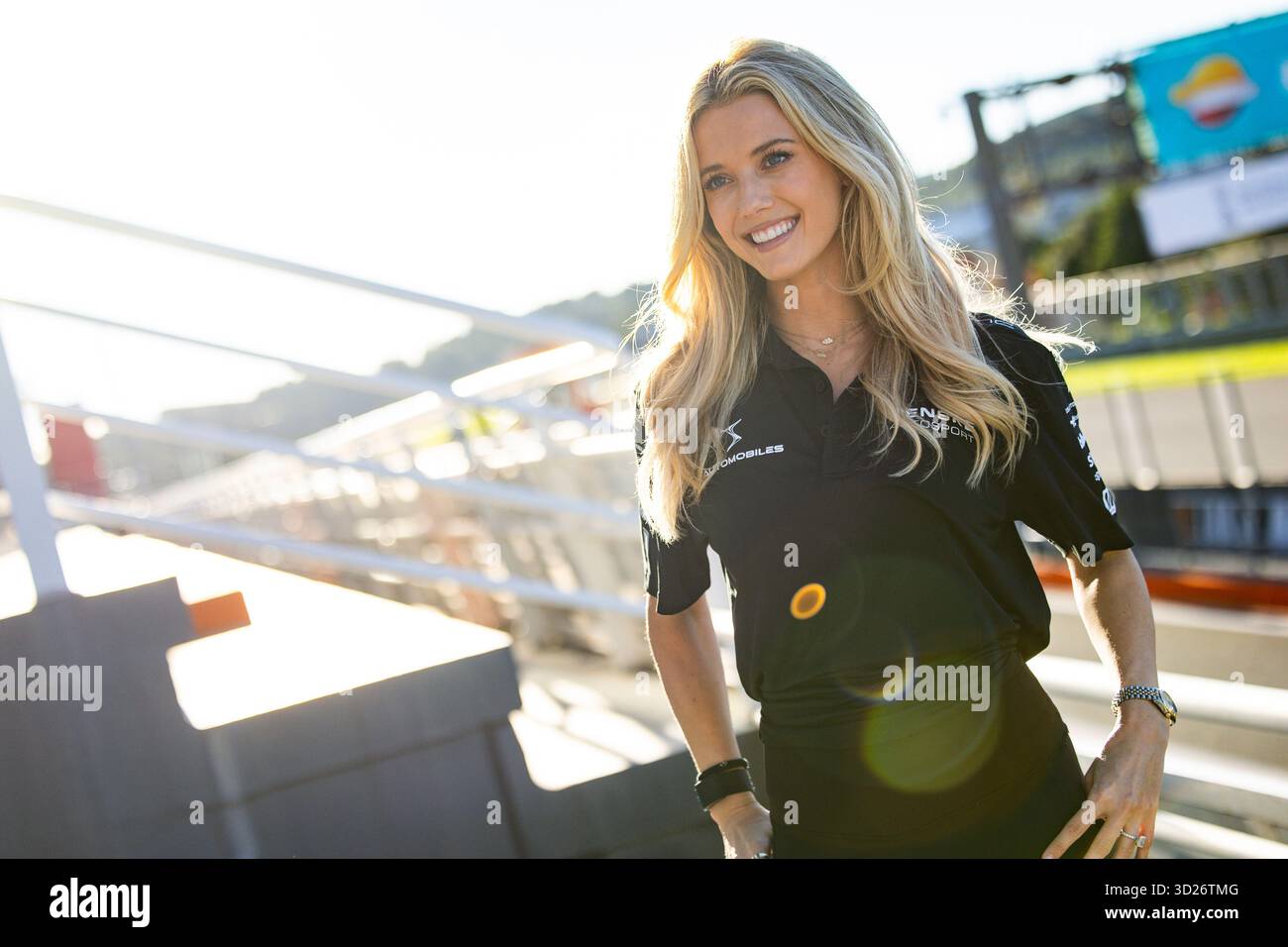 BRASSEUR Lindsay (usa), DS Penske, DS E-TENSE FE25, portrait lors des essais de pré-saison de Valence 2025 du Championnat du monde ABB FIA Formula E 2025-26, sur le circuit Ricardo Tormo du 27 au 31 octobre 2025 à Cheste, Espagne - photo Julien Delfosse / DPPI Banque D'Images