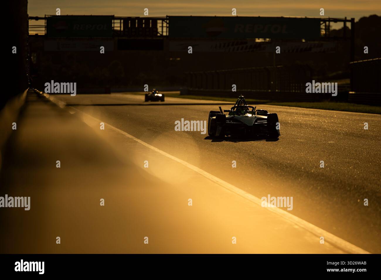 14 ERIKSSON Joel (swe), Envision Racing, Jaguar I-type 7, action lors des essais de pré-saison de Valence 2025 du Championnat du monde ABB FIA Formula E 2025-26, sur le circuit Ricardo Tormo du 27 au 31 octobre 2025 à Cheste, Espagne - photo Julien Delfosse / DPPI Banque D'Images