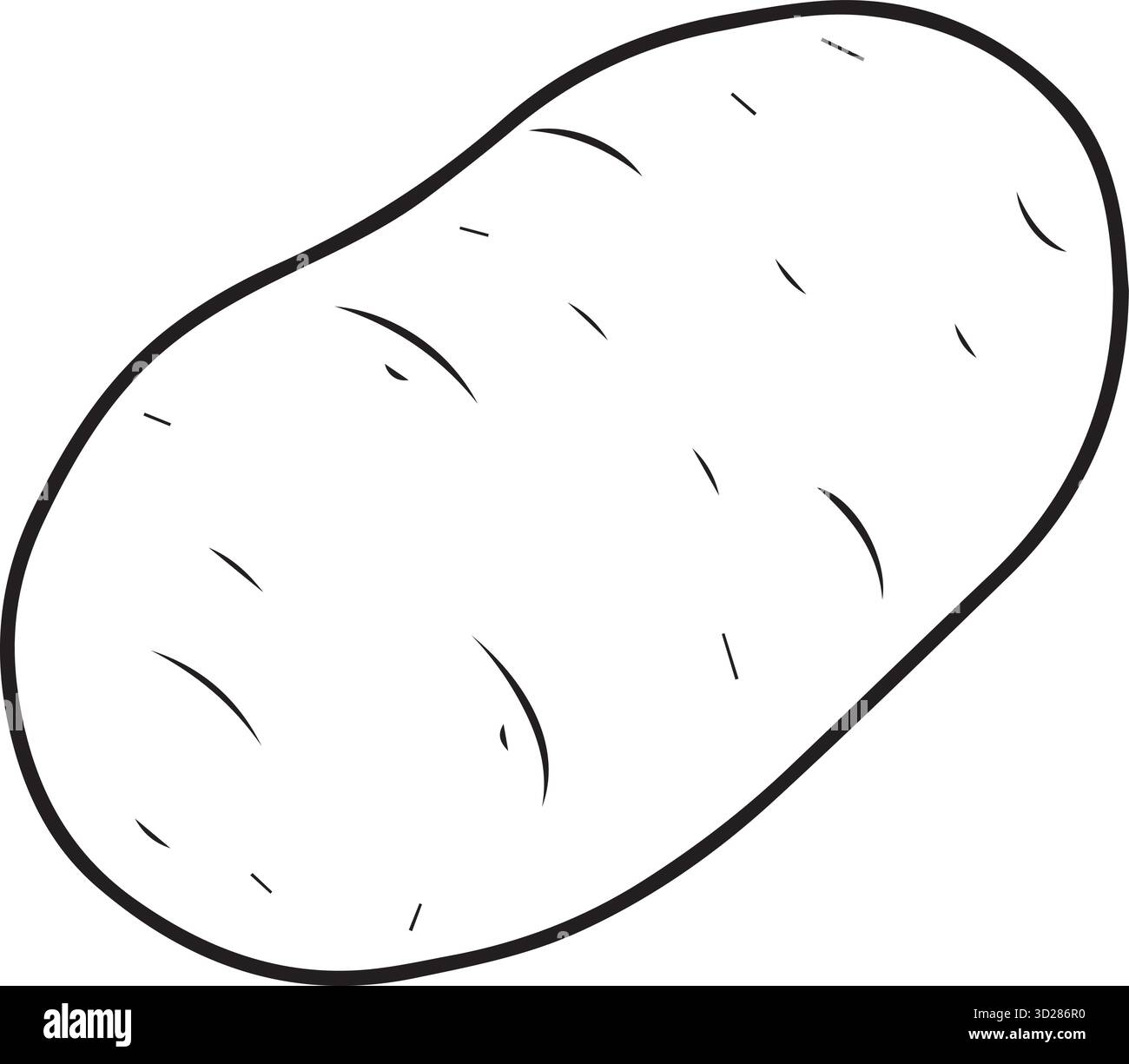 Pomme de terre, légume, nourriture Illustration de Vecteur