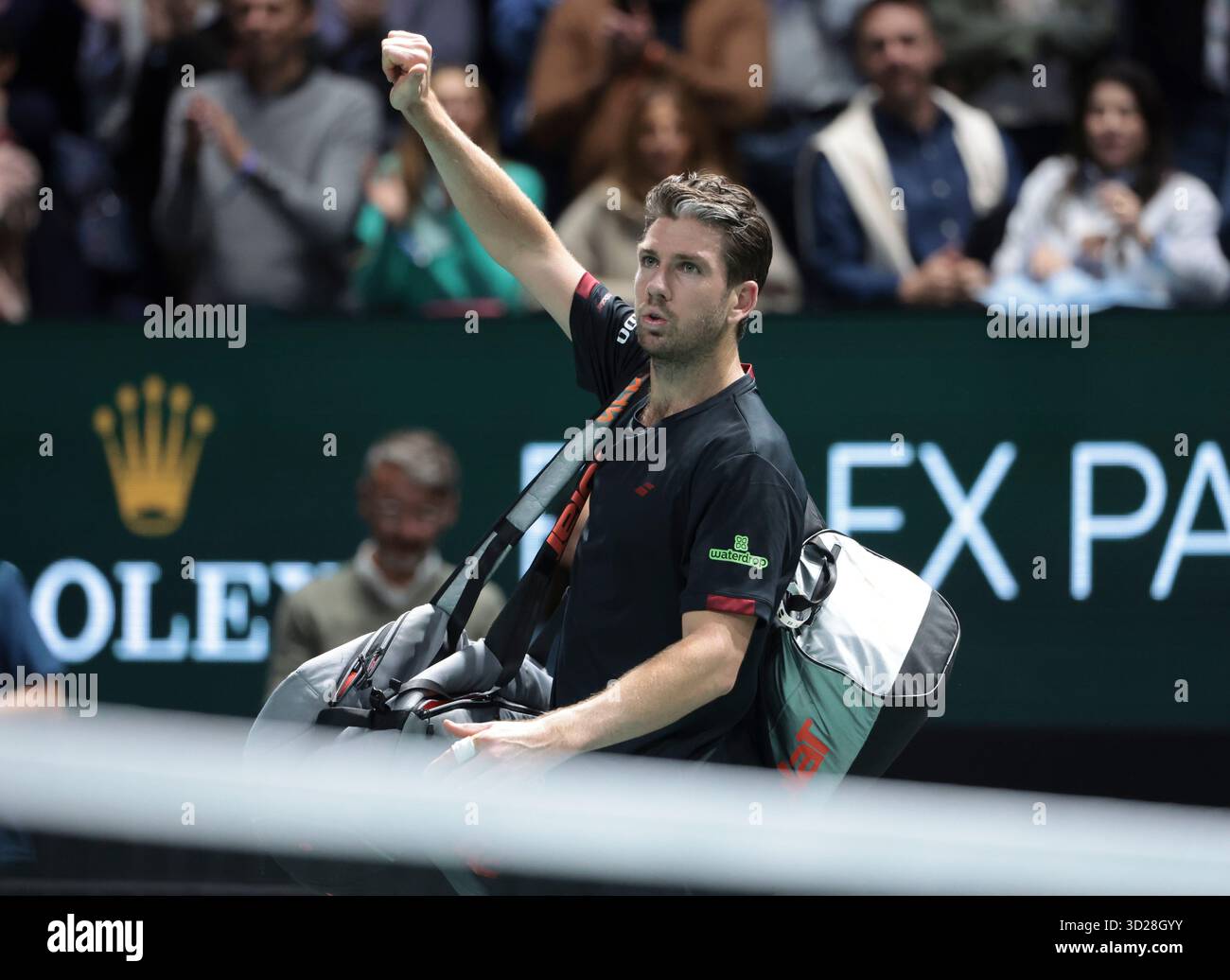 Nanterre, France. 30 octobre 2025. Cameron Norrie de Grande-Bretagne pendant le jour 4 du tournoi de tennis Rolex Paris Masters 2025, ATP Masters 1000 le 30 octobre 2025 au Paris la Defense Arena de Nanterre près de Paris, France - photo Jean Catuffe/DPPI crédit : DPPI Media/Alamy Live News Banque D'Images