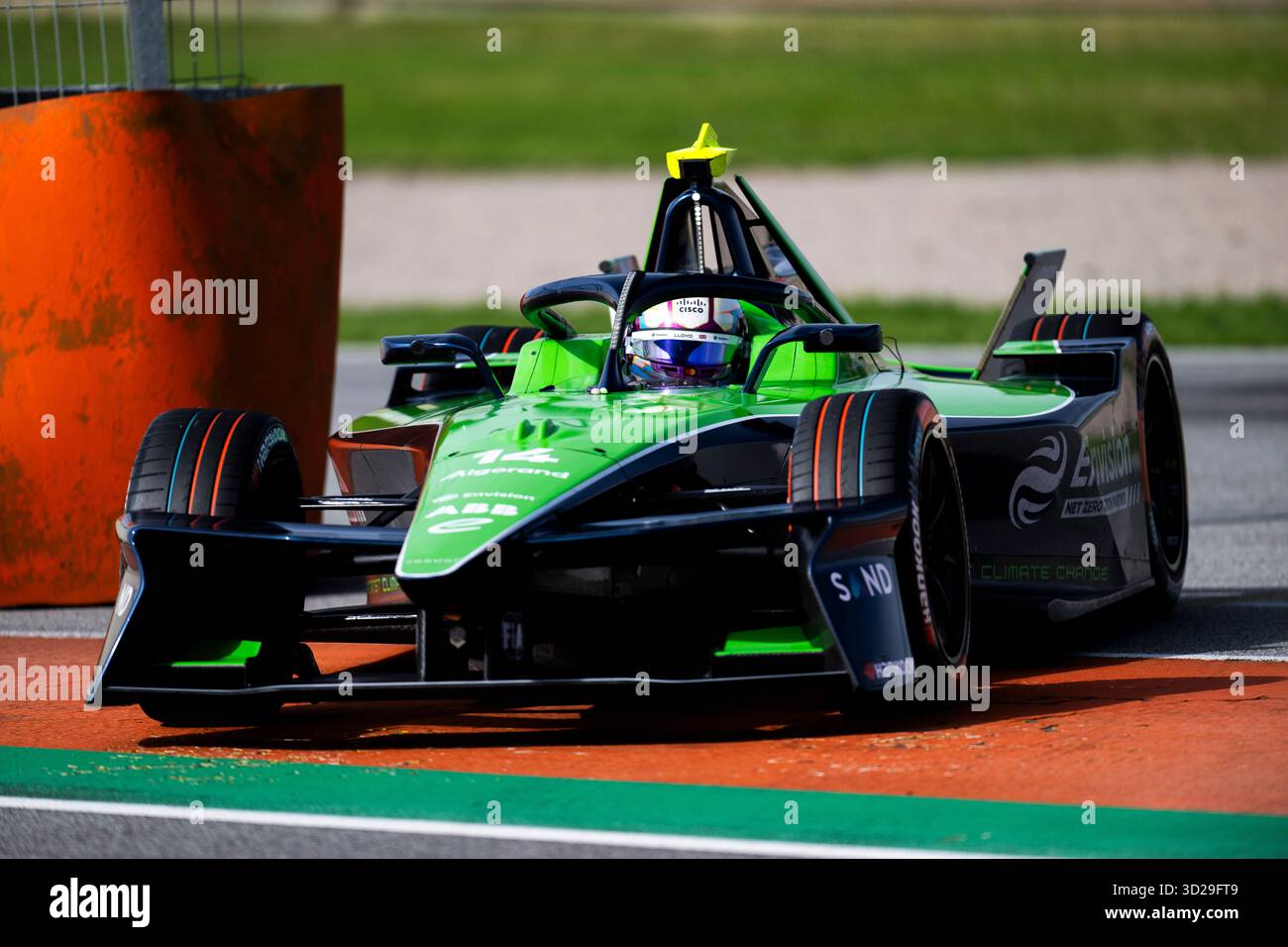 14 LLOYD Ella (gbr), Envision Racing, Jaguar I-type 7, action lors des essais de pré-saison de Valence 2025 du Championnat du monde ABB FIA Formula E 2025-26, sur le circuit Ricardo Tormo du 27 au 31 octobre 2025 à Cheste, Espagne - photo Fabrizio Boldoni / DPPI Banque D'Images