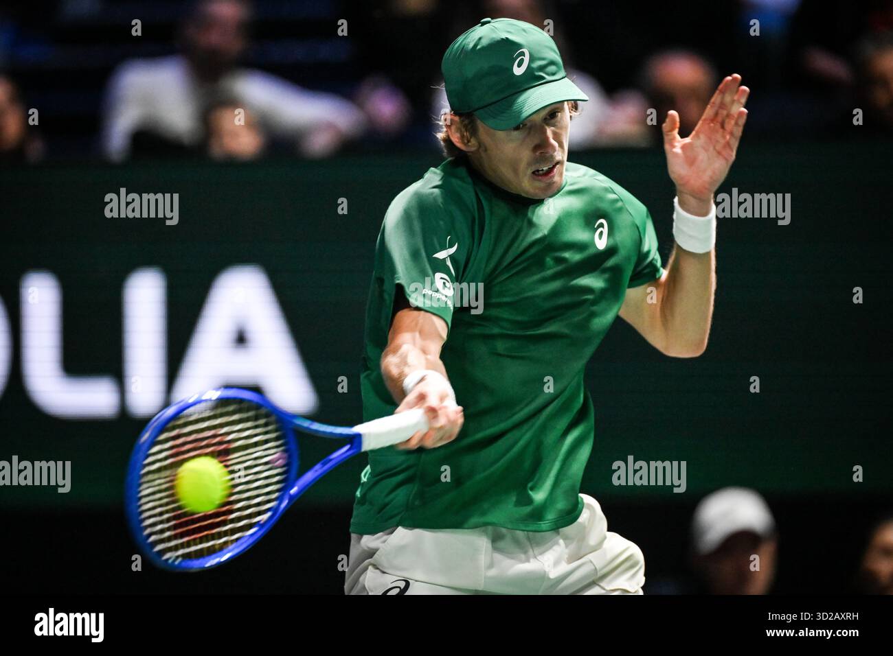 Nanterre, France. 31 octobre 2025. Alex DE MINAUR d'Australie lors de la cinquième journée du tournoi de tennis Rolex Paris Masters 2025, ATP Masters 1000 le 31 octobre 2025 à la Defense Arena de Nanterre près de Paris, France - photo Matthieu Mirville/DPPI crédit : DPPI Media/Alamy Live News Banque D'Images