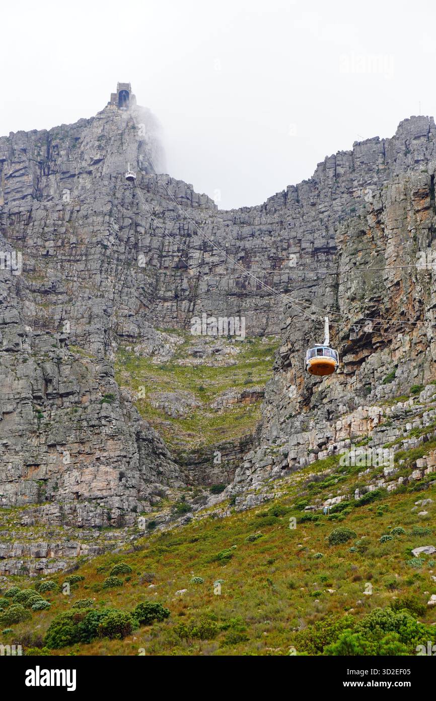 Le téléphérique de table Mountain, Cape Town, Afrique du Sud Banque D'Images