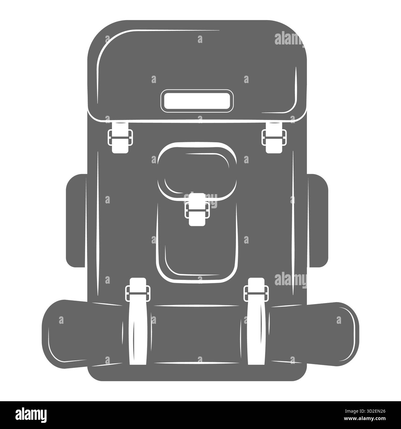 Jeu d'icônes de loisirs en extérieur. 24 éléments.. Point 5 Banque D'Images