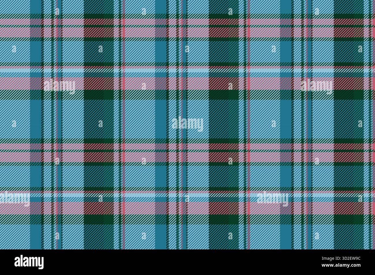 Joli motif à carreaux de fond, texture textile neutre à carreaux. Tartan sans couture de tissu vecteur de service dans la palette de couleurs cyan et sombres. Illustration de Vecteur