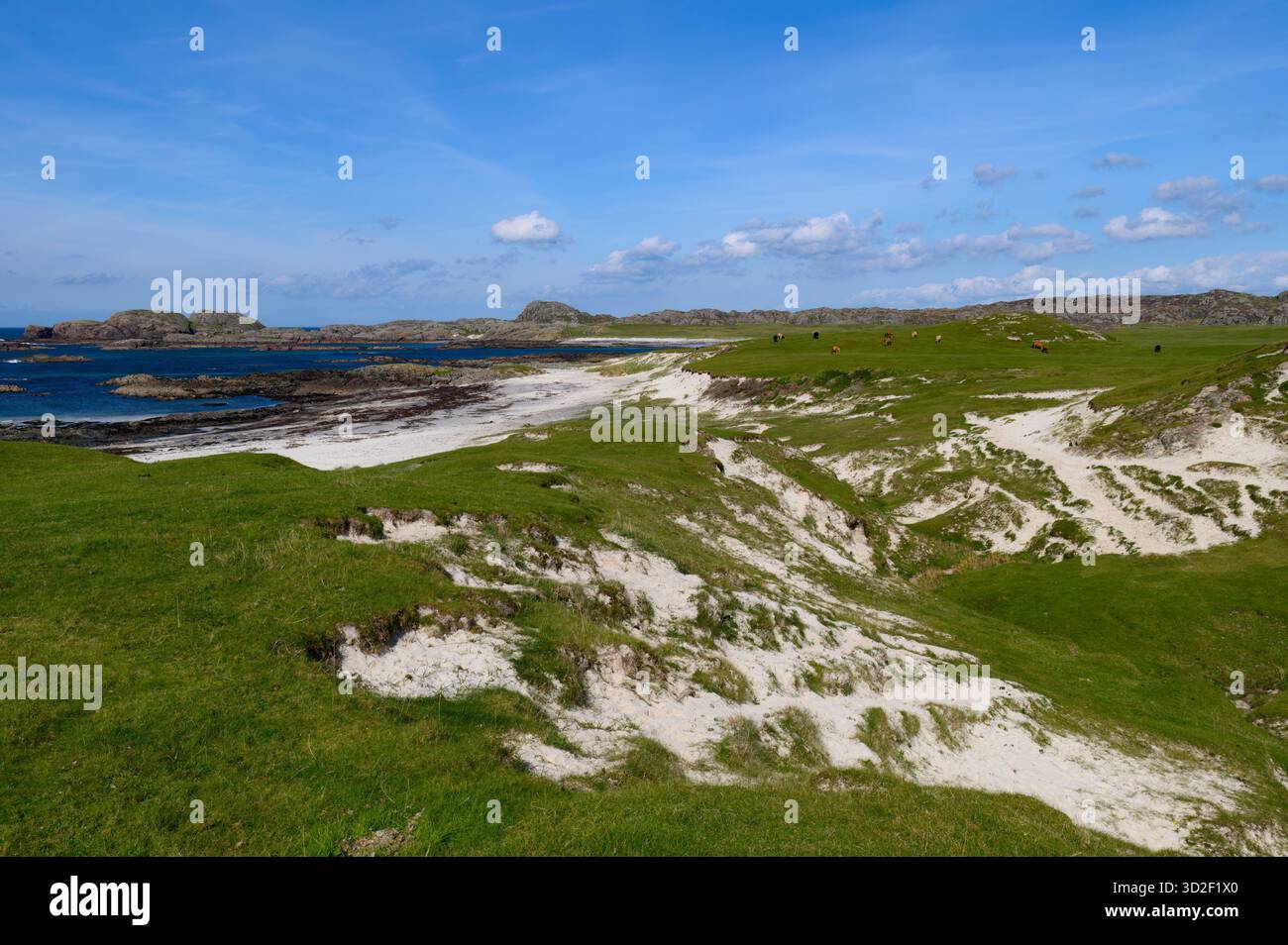 Camas Cuil an t-Saimh sur l'île d'Iona, Argyll et Bute, Écosse Banque D'Images