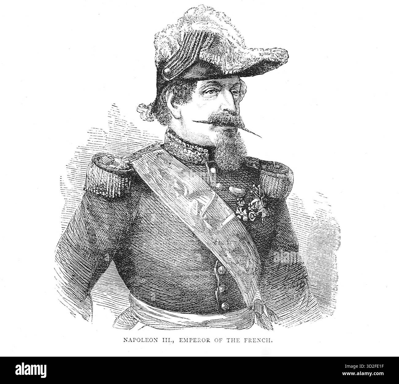 Napoléon III, empereur de France, à l'époque de la guerre franco-prussienne Banque D'Images