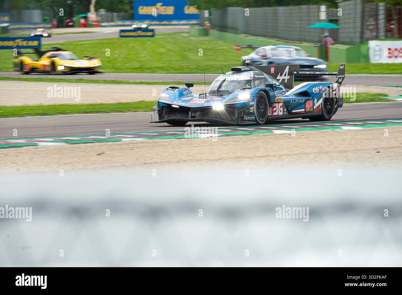 Championnat du monde d'endurance FIA Imola, dimanche 2025-04-20Hypercar Alpine A424 Banque D'Images