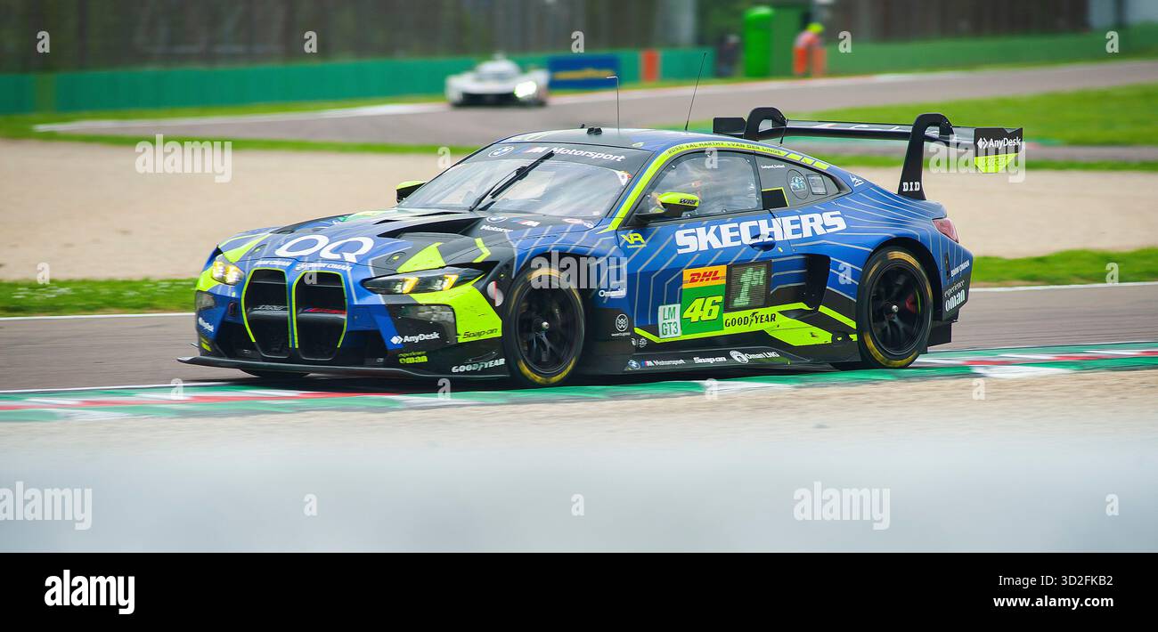 Championnat du monde FIA d'endurance Imola, dimanche 2025-04-20 BMW hypercar et LMGt3 Banque D'Images