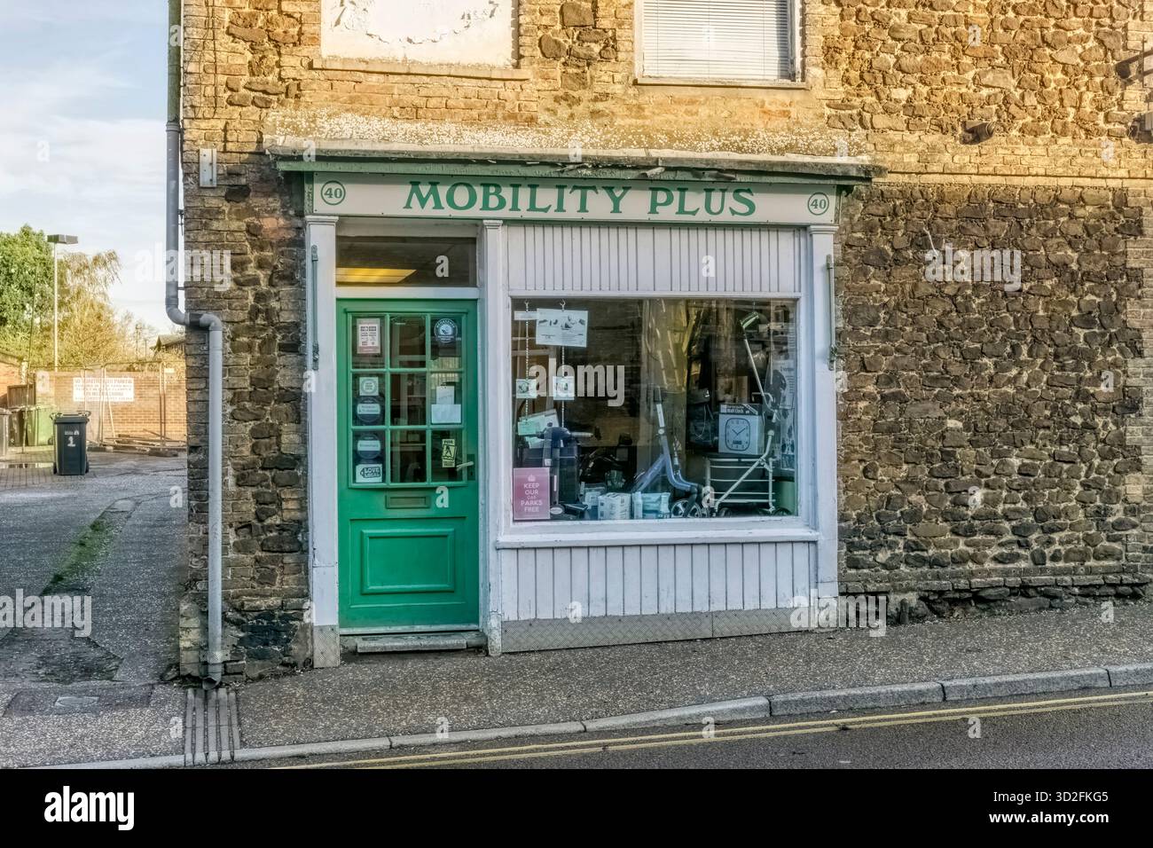 Les locaux de Mobility plus à Downham Market, Norfolk. Banque D'Images