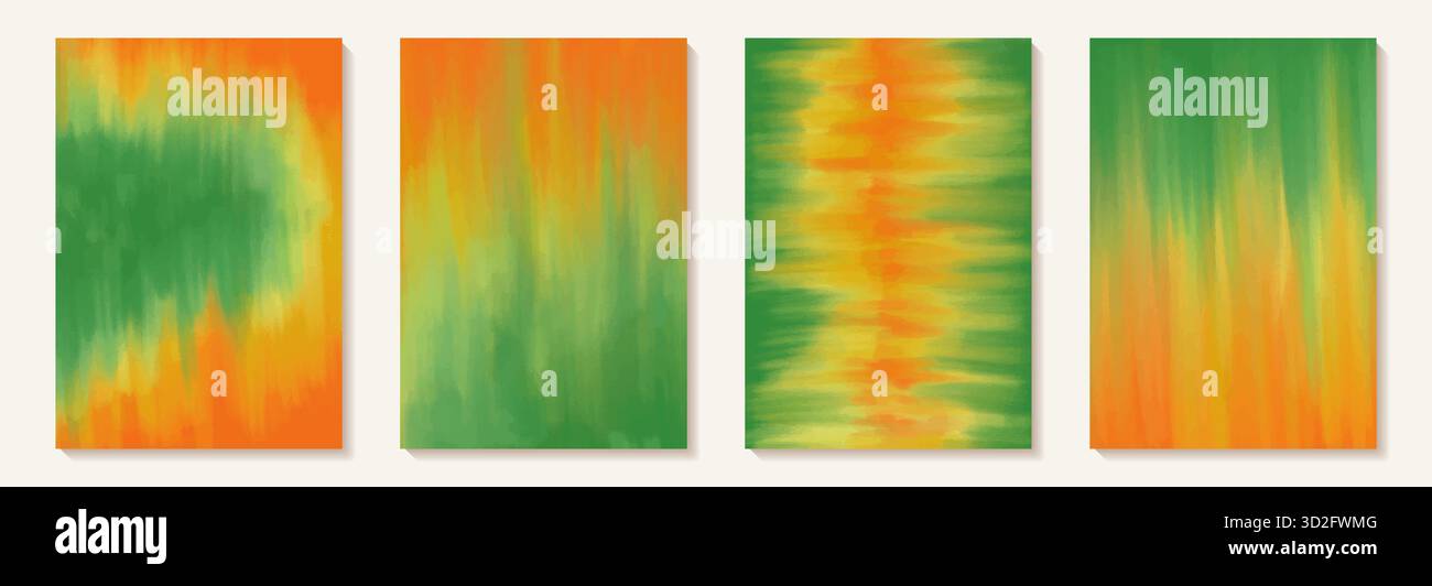 Fond d'art abstrait peint à la main minimaliste créatif avec ligne de teinture d'aquarelle coup de pinceau. Conception pour décoration murale, carte postale, médias sociaux Illustration de Vecteur