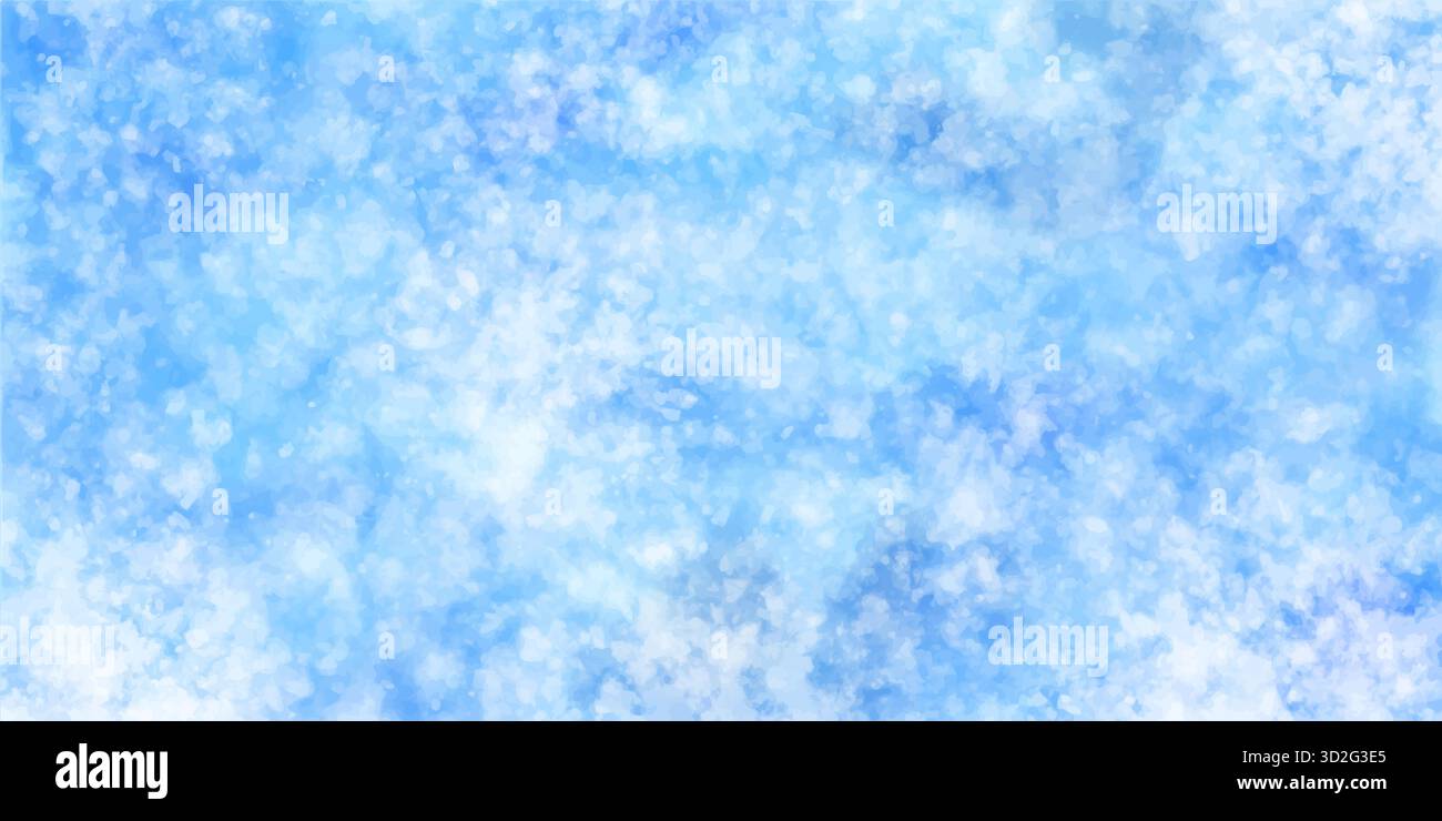 Fond de vecteur aquarelle bleu. Toile de fond de teinture carrée de peinture abstraite à la main Illustration de Vecteur