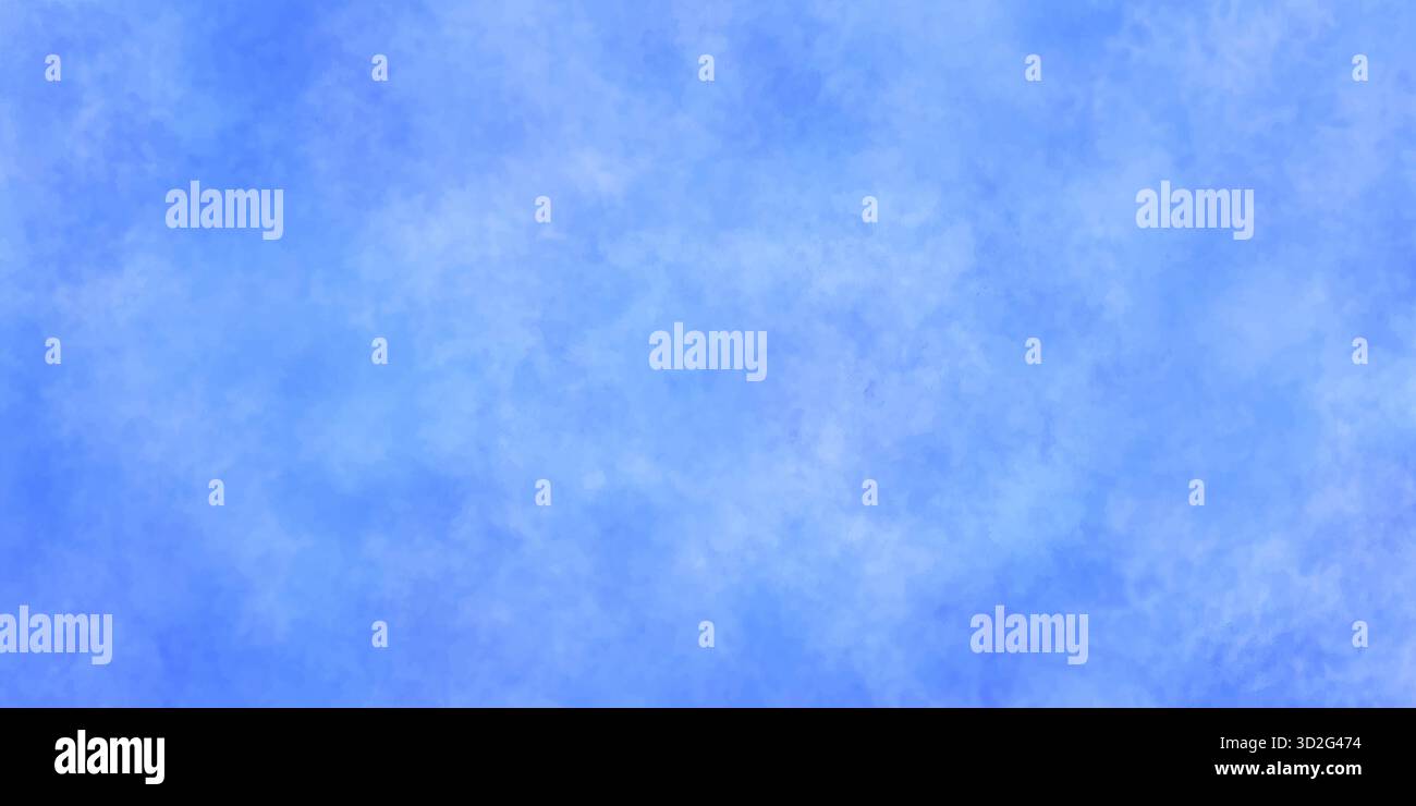 Fond de vecteur aquarelle bleu. Toile de fond de teinture carrée de peinture abstraite à la main Illustration de Vecteur