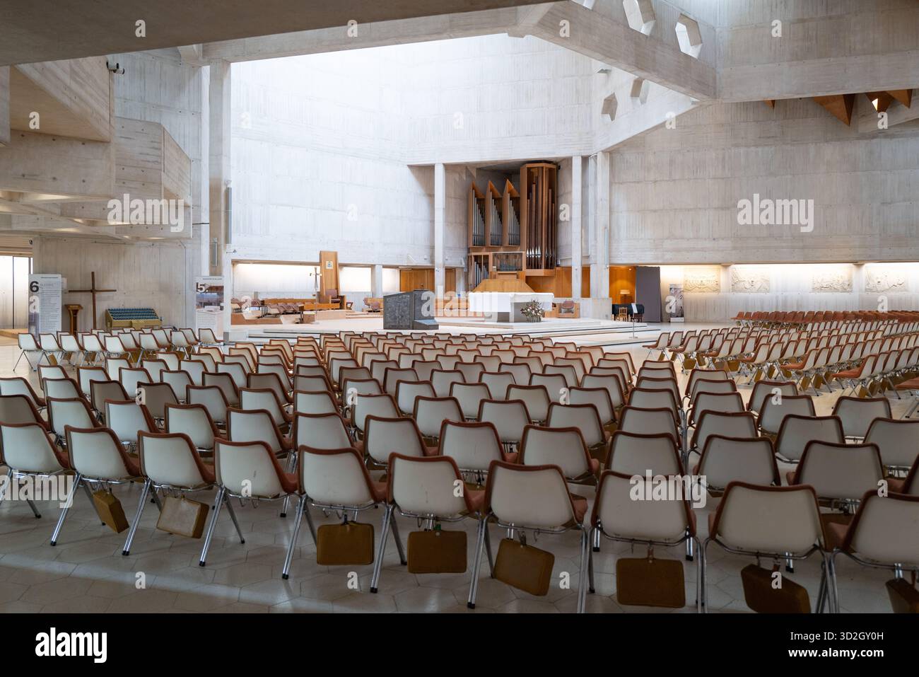 Intérieur de la cathédrale de Clifton à Bristol Royaume-Uni Banque D'Images