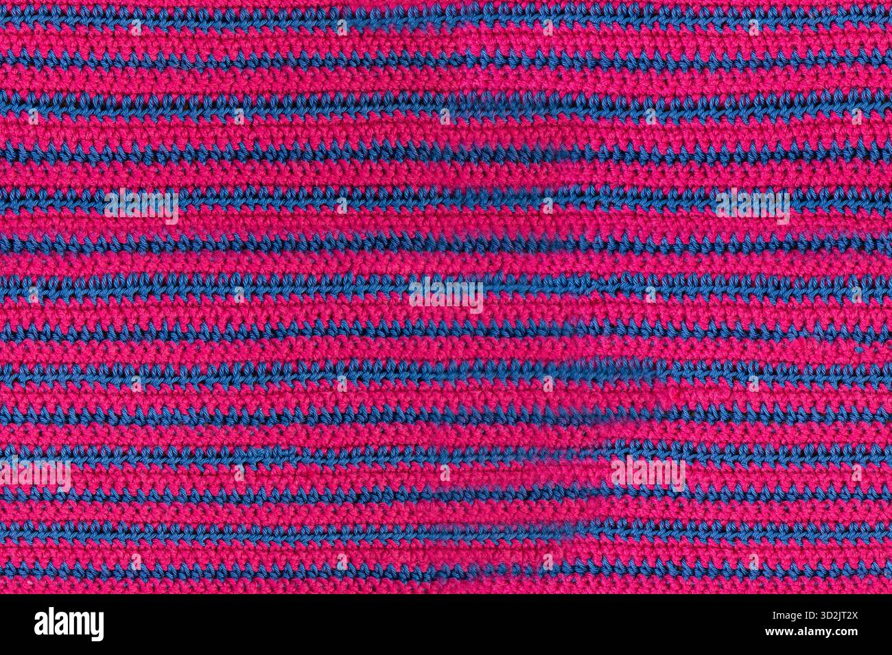 Gros plan rangées de crochet motif sans couture, toile de fond texturée abstraite Banque D'Images