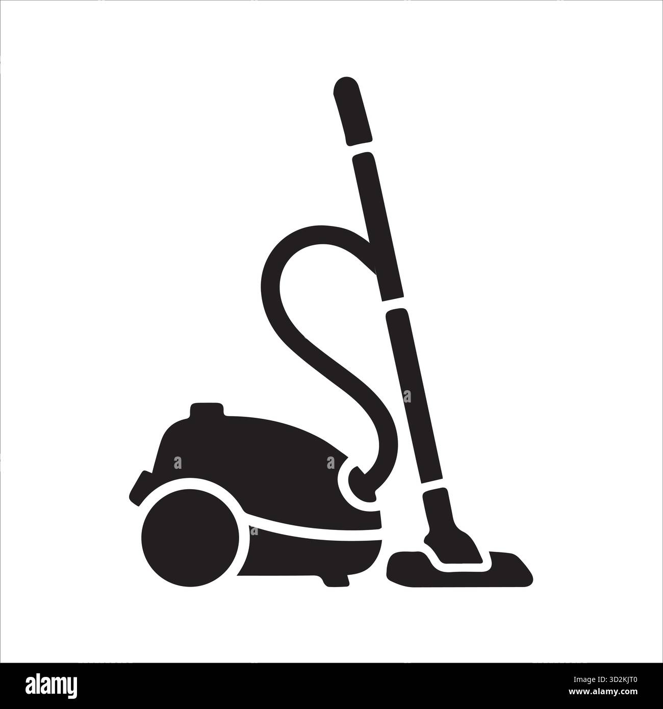 Icône aspirateur, équipement de nettoyage domestique, symbole appareil Illustration de Vecteur