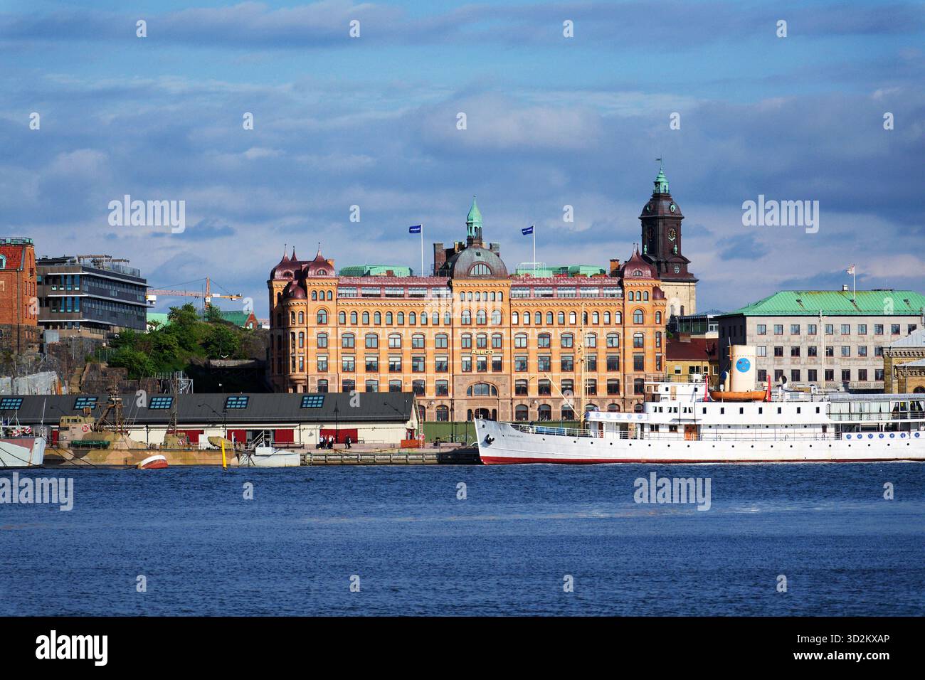 Logo de la société de transport maritime Aseco Sweden AB sur le siège social, Packhusgatan, le 10 mai 2025 à Gothenburg, Suède. Banque D'Images